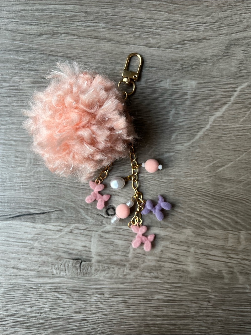 Pom Pom Keychain